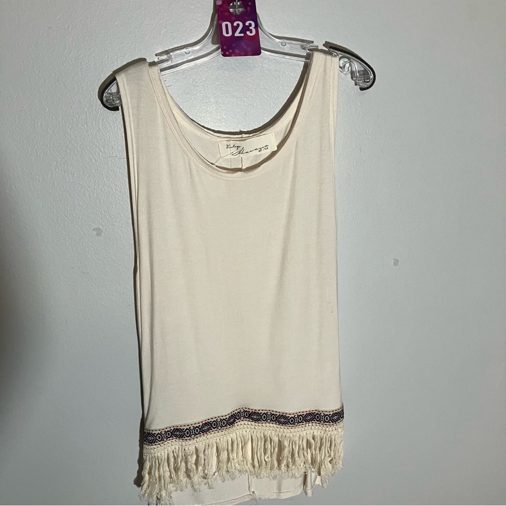 NWT #23 Fringe Top
